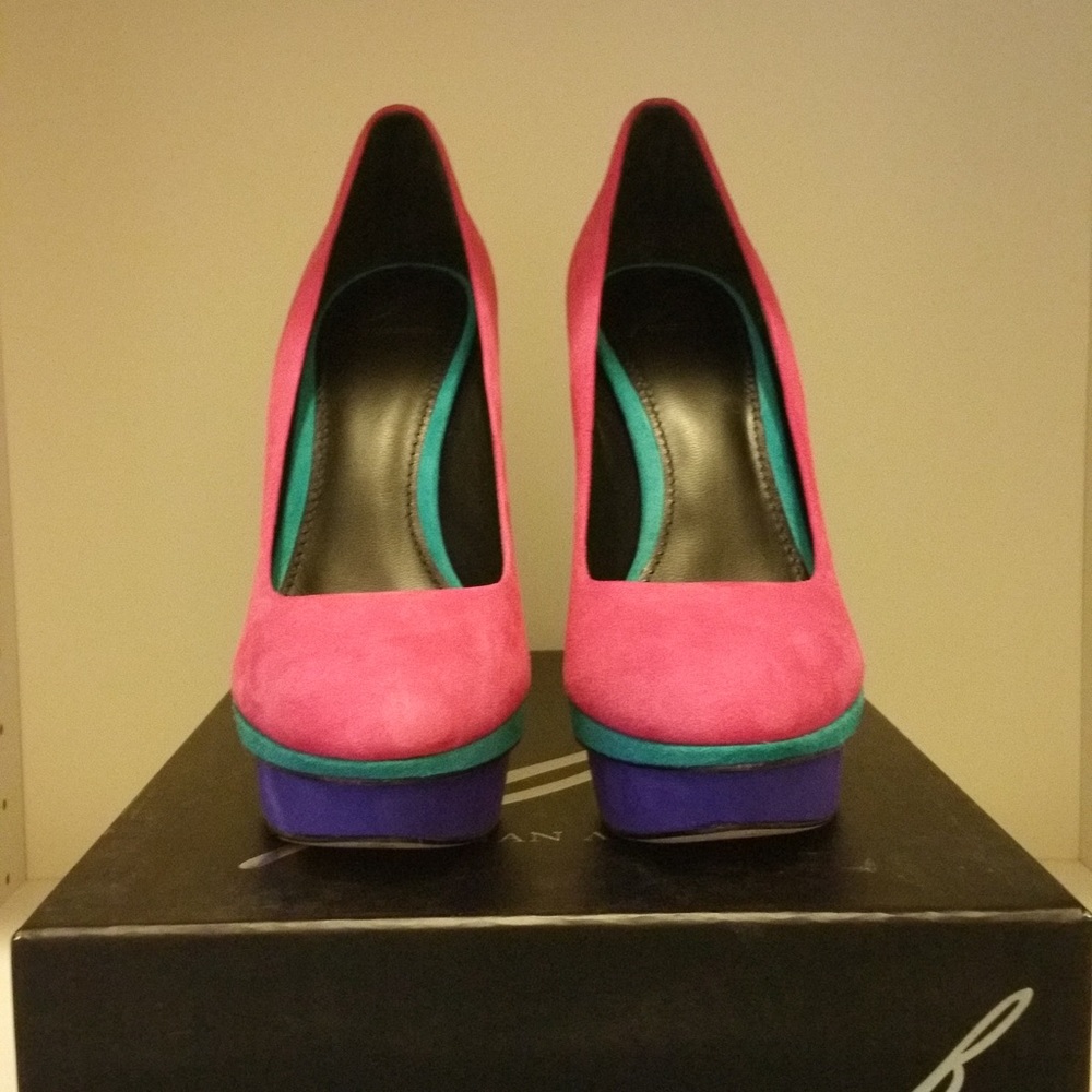 Brian Atwood platform shoes